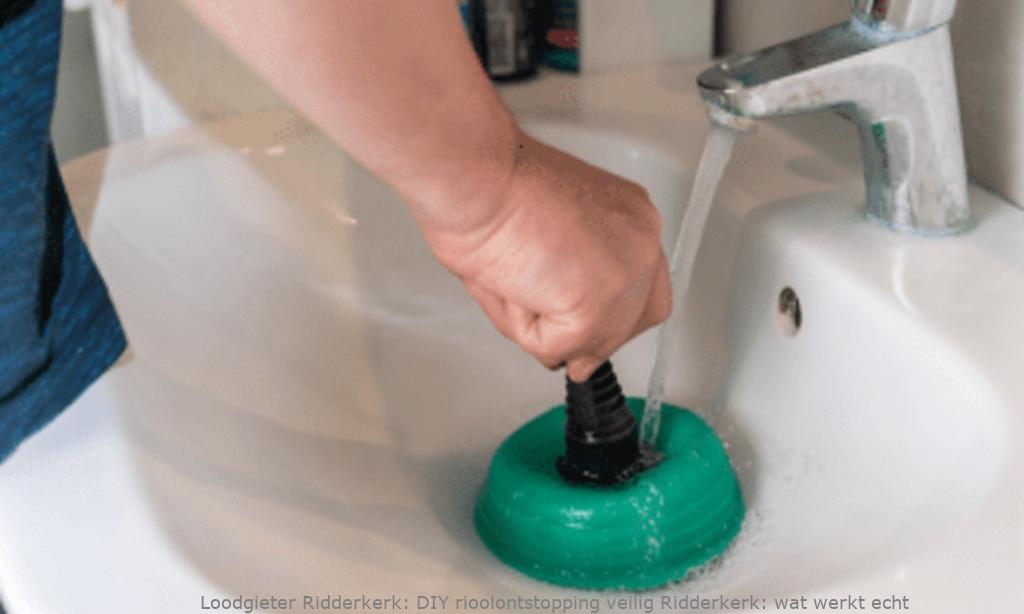 Diy Rioolontstopping Veilig Ridderkerk