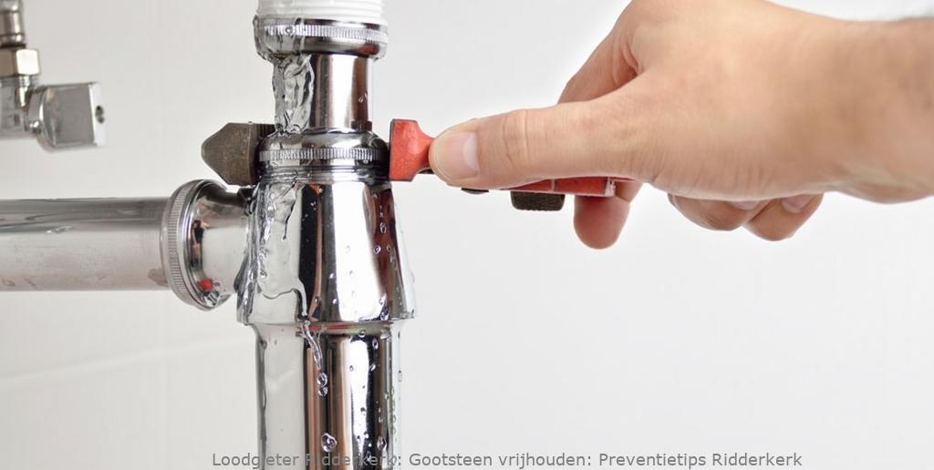 Gootsteen Preventietips Verstopping Ridderkerk