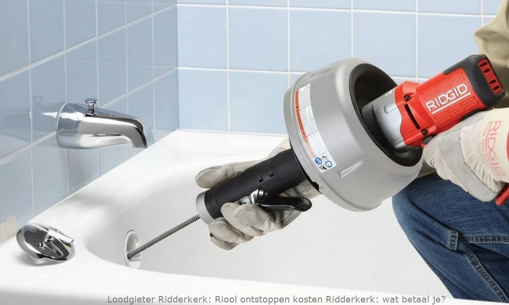 Riool Ontstoppen Kosten Ridderkerk
