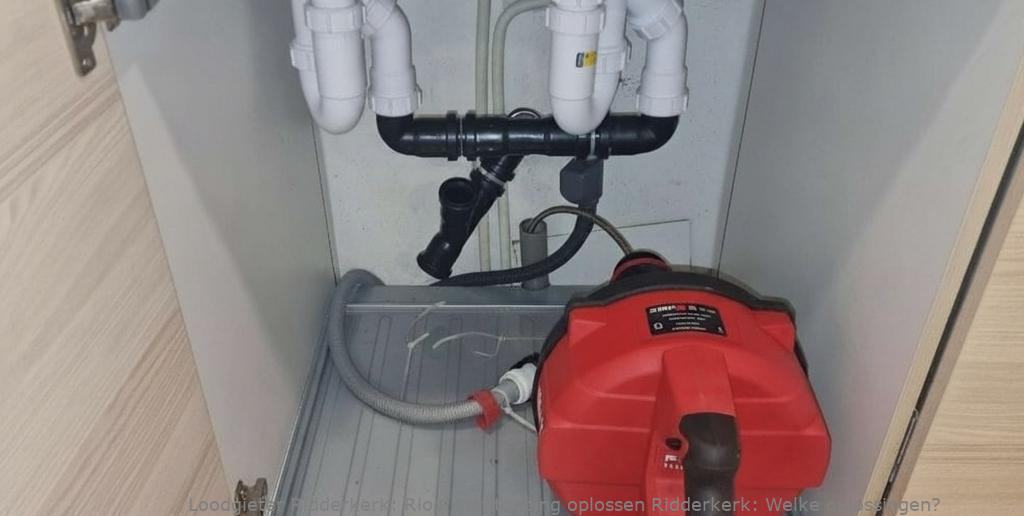 Riool Verstopping Oplossen Ridderkerk