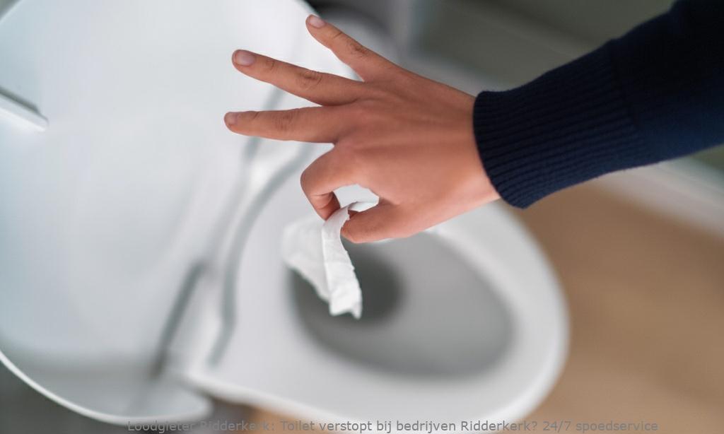 Toilet Verstopt Bedrijven Ridderkerk